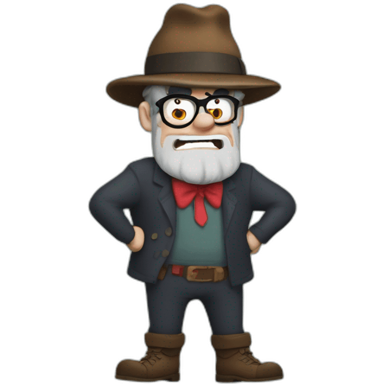 grunkle stan from gravity falls emoji