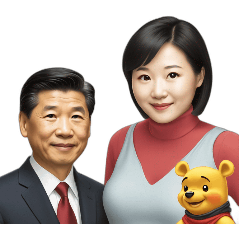 combine winnie the pooh with xijinping emoji