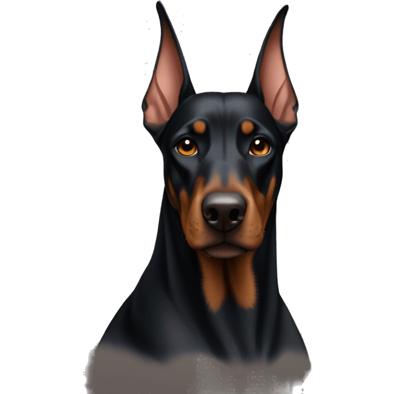 Shadow Doberman  emoji