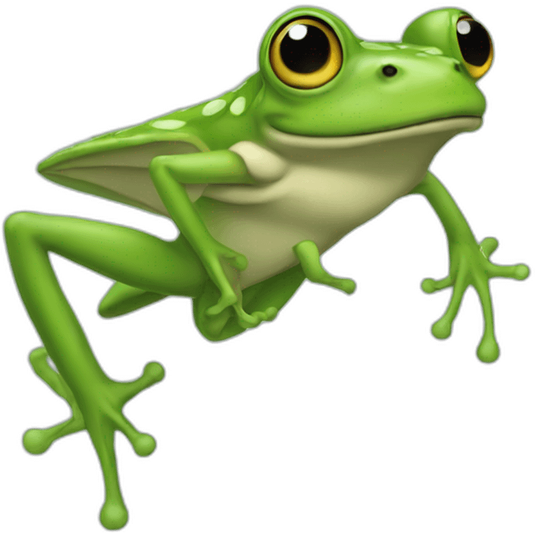 Grenouille volante emoji