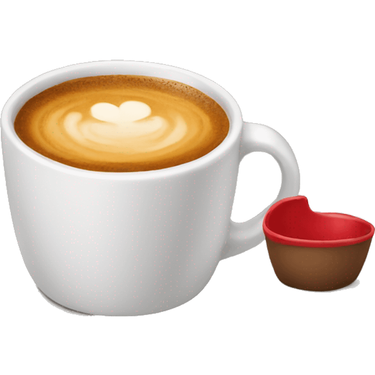 Small espresso red cup emoji