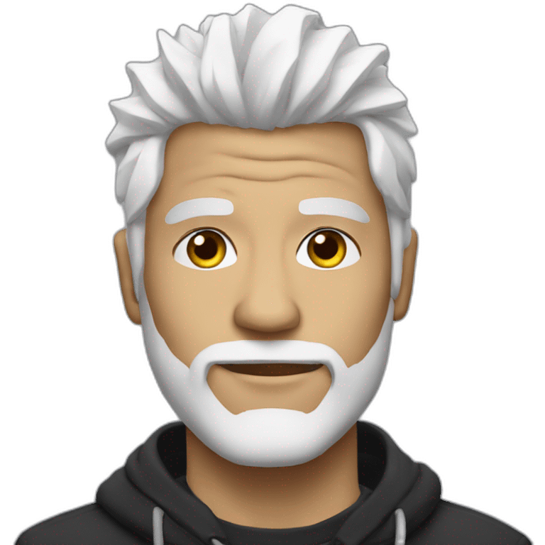 Dj white hair  emoji