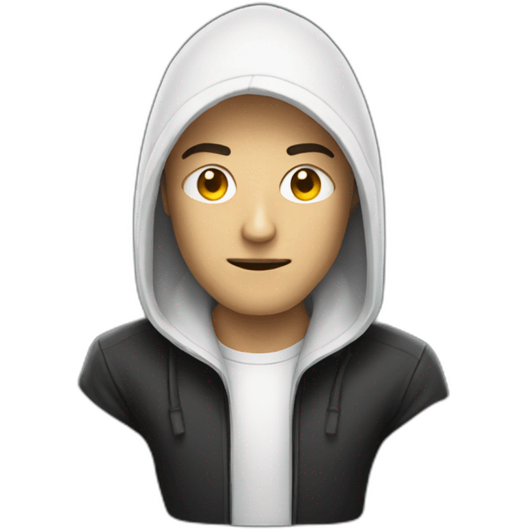 white hacker emoji