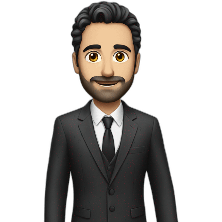 very realistic alex hormozi in a suit emoji