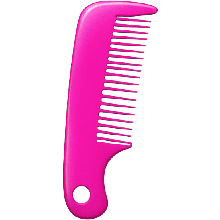 Pink comb emoji