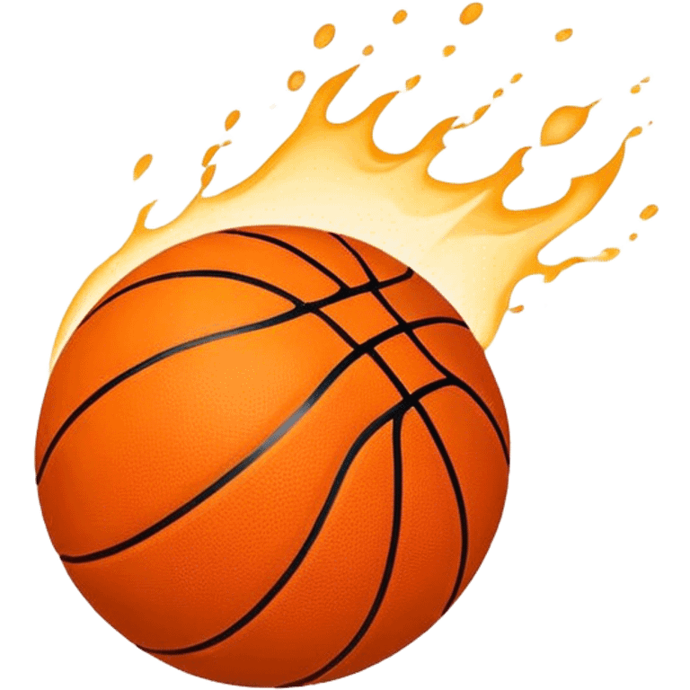 A basketball ball emoji