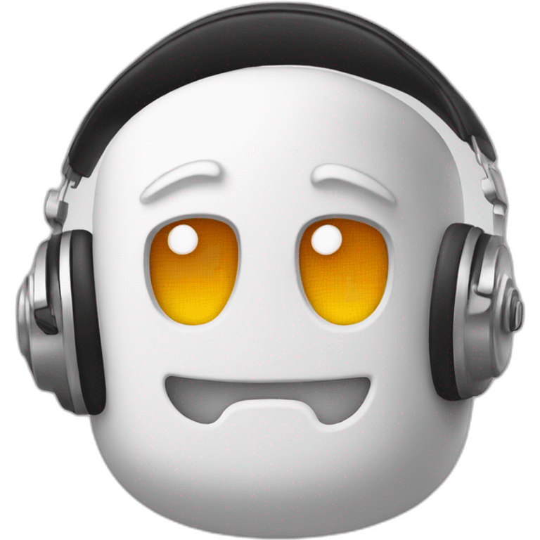 DJ marshmallow emoji