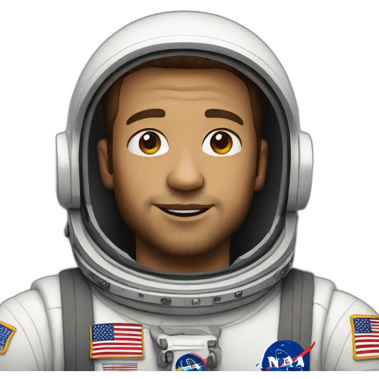 white male astronaut emoji