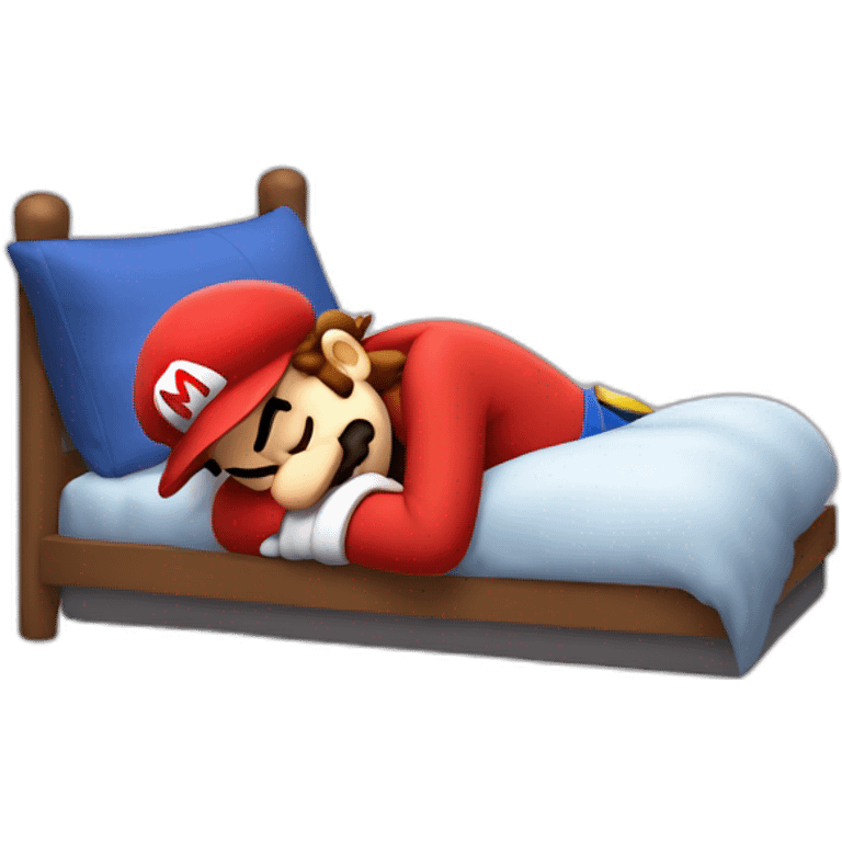 Sleeping Mario emoji