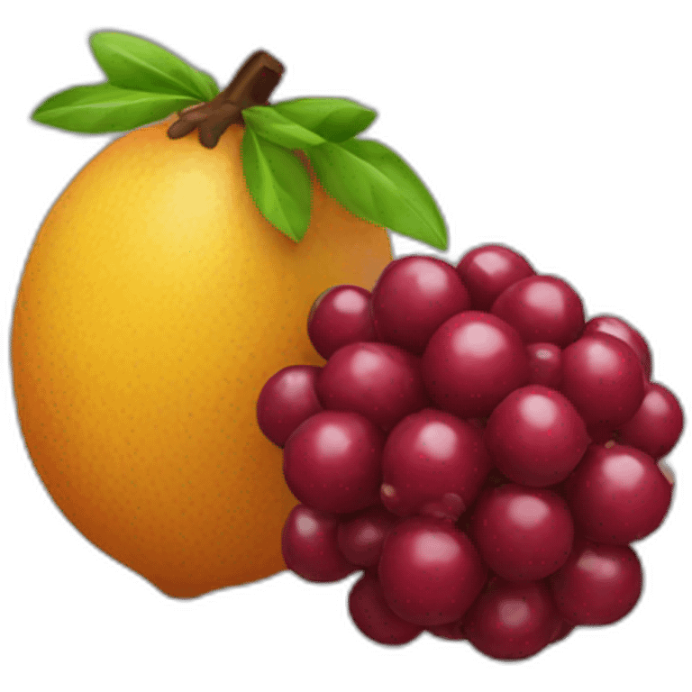 granade fruit emoji