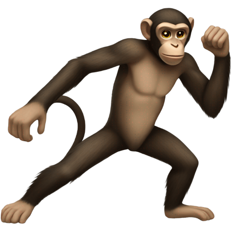 monkey stealing  emoji