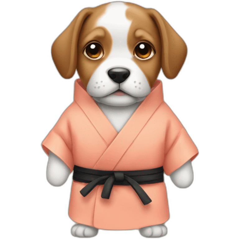 Puppy in sushi suit emoji