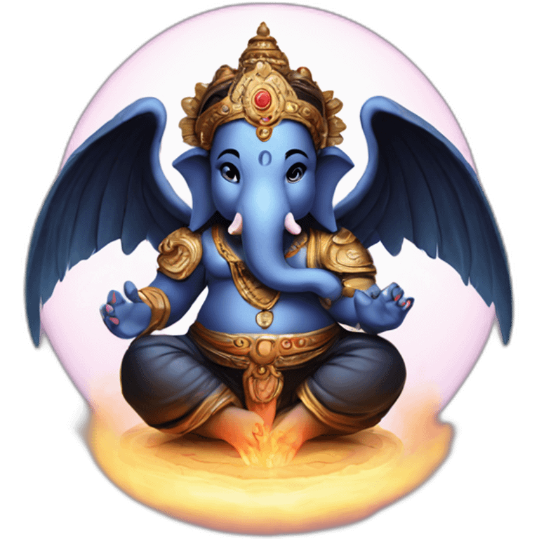 Ganesha dark angel emoji