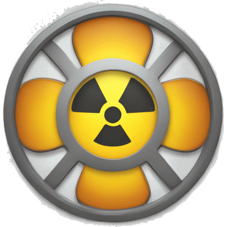 Nuclear logo emoji