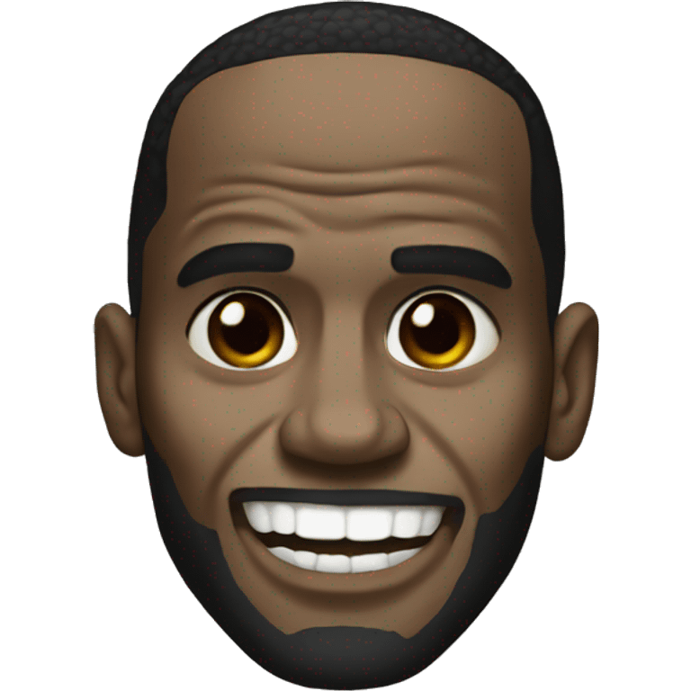 half lebron half skull emoji