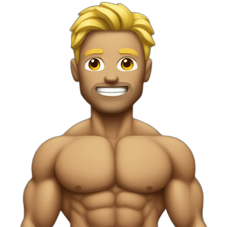 bodybuilder placeholder emoji