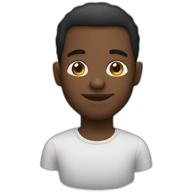 Black man emoji