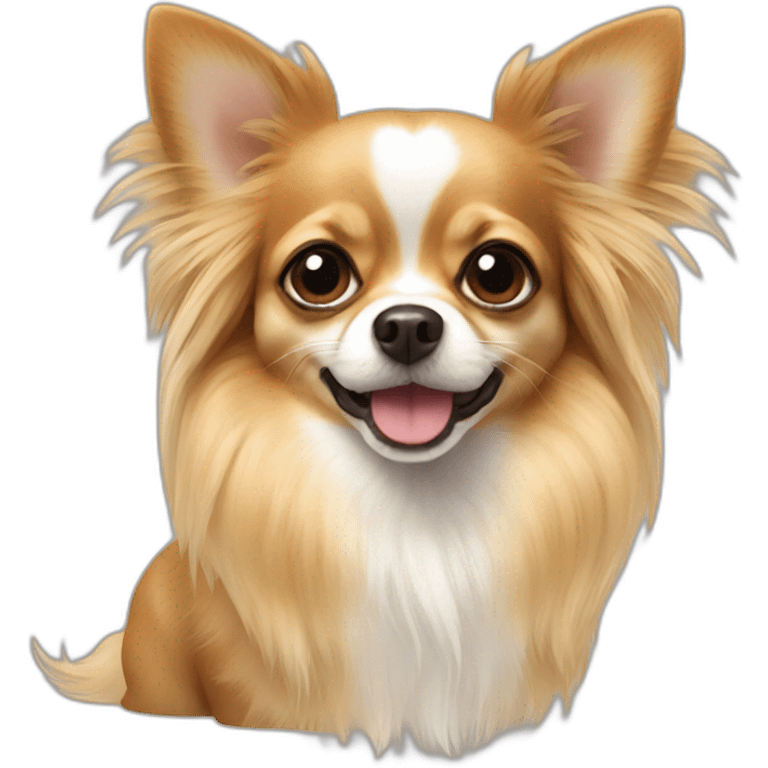 long hair chihuahua emoji