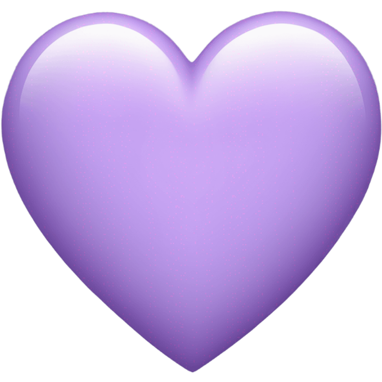 Light purple heart emoji