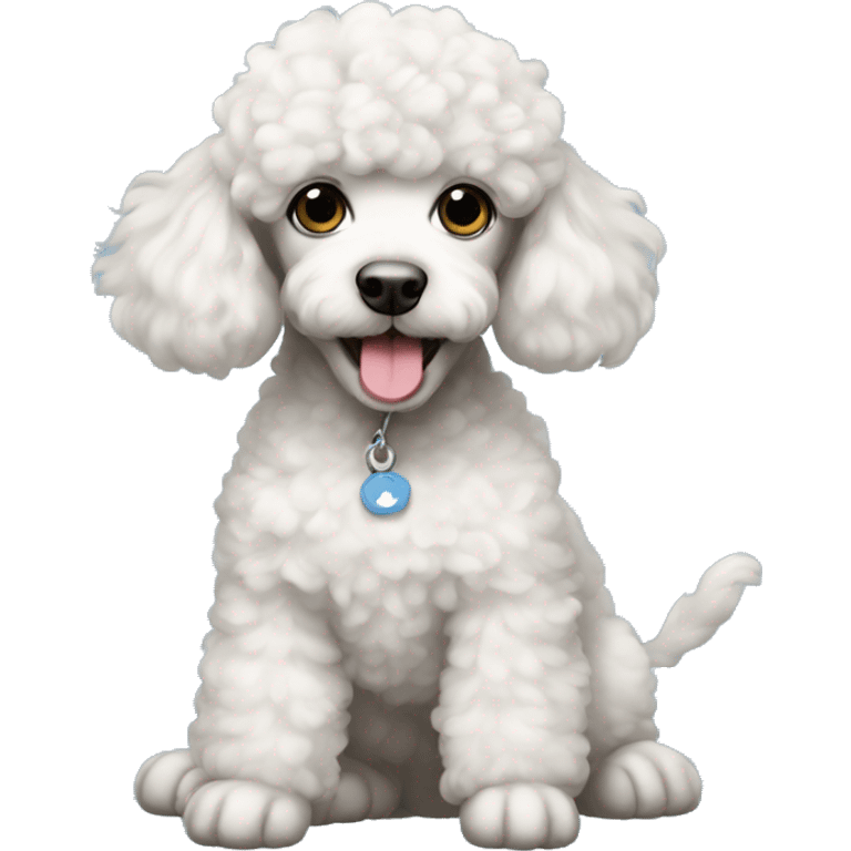 Poodle baby emoji