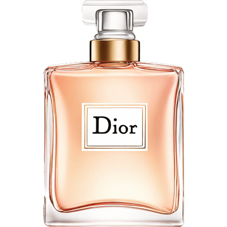 one bottle of ms.dior perfume  emoji