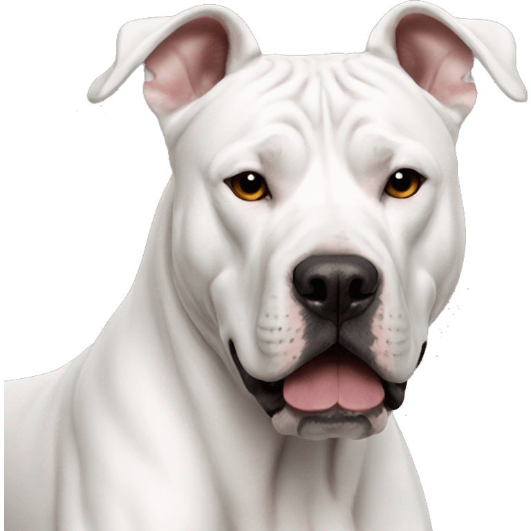 Dogo Argentino Dog Breed Full Body emoji