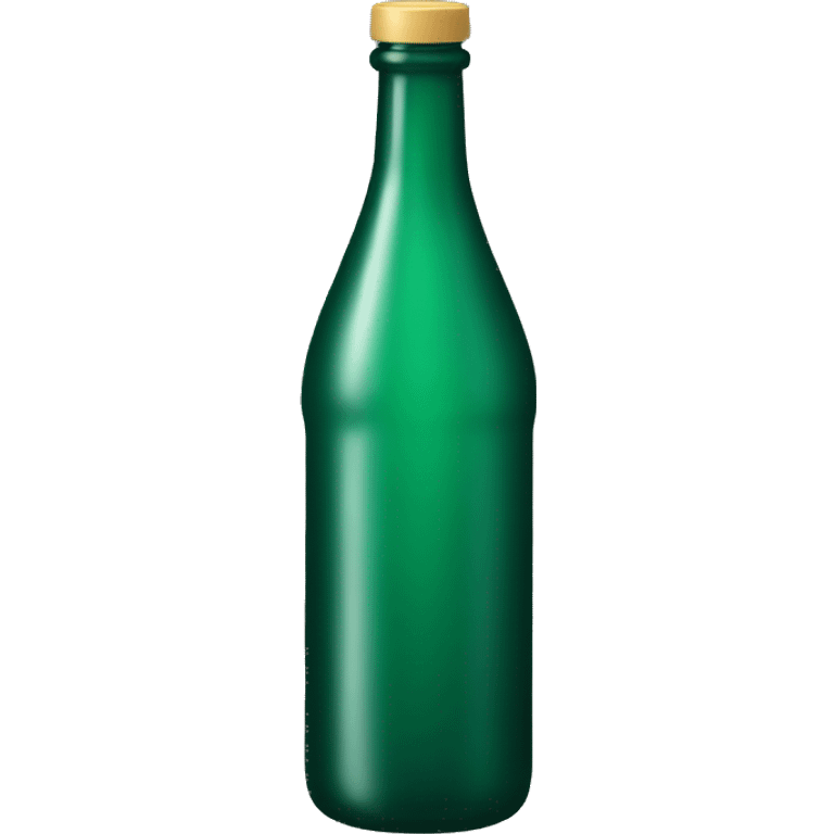 Dark green bottle emoji