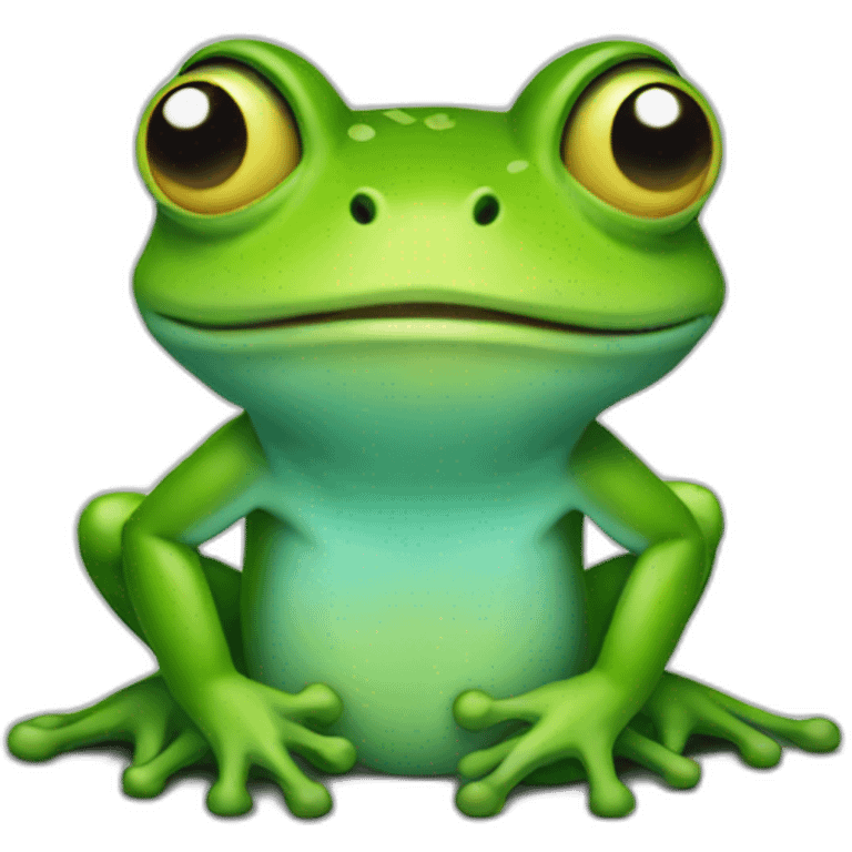 trans frog emoji