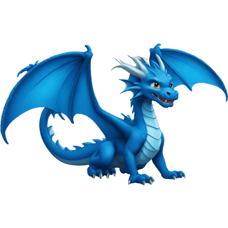 blue dragon emoji