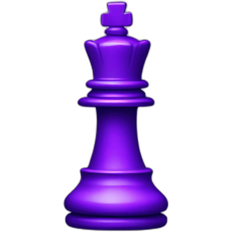 Purple chess piece emoji