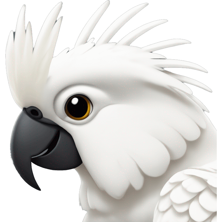 sulfer crested cockatoo  emoji