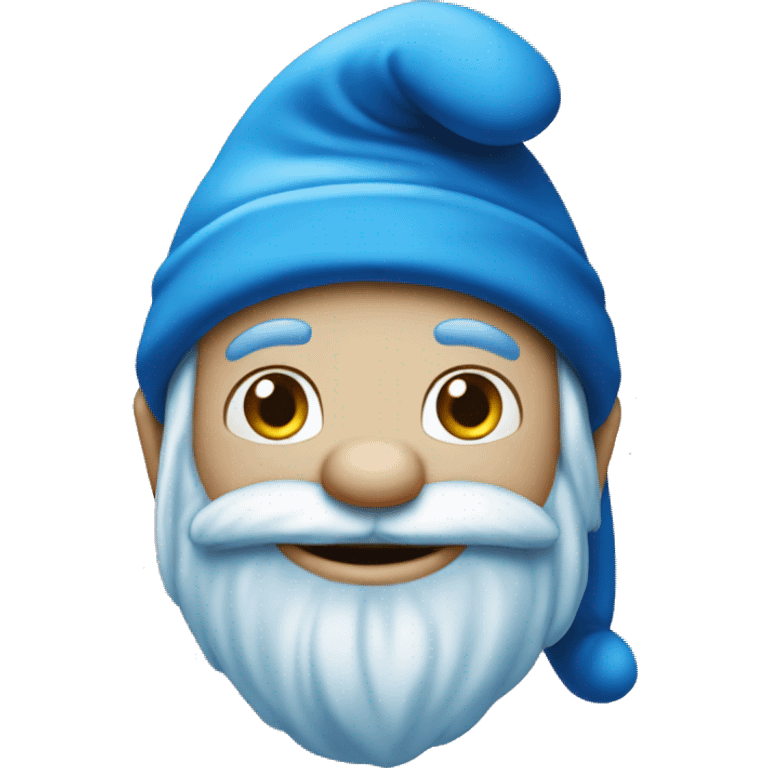 een smurf emoji