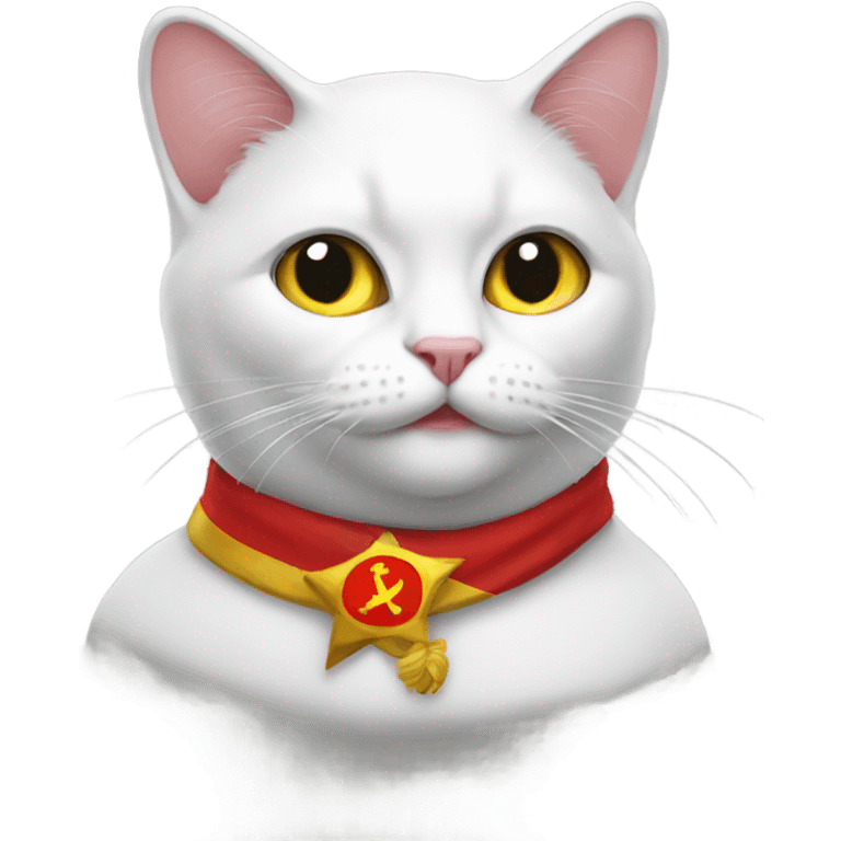 Cat communist emoji