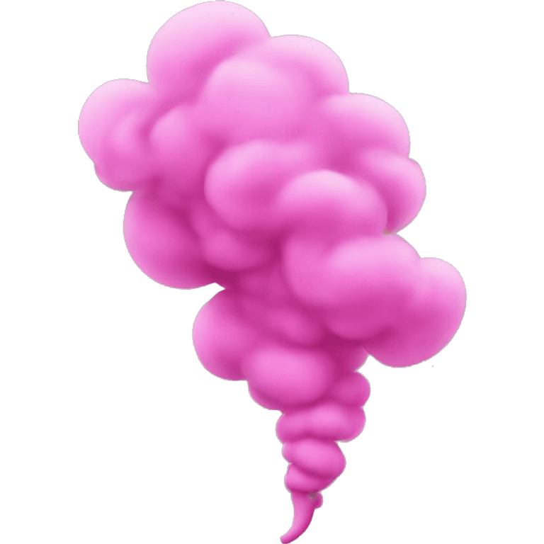 Pink smoke  emoji