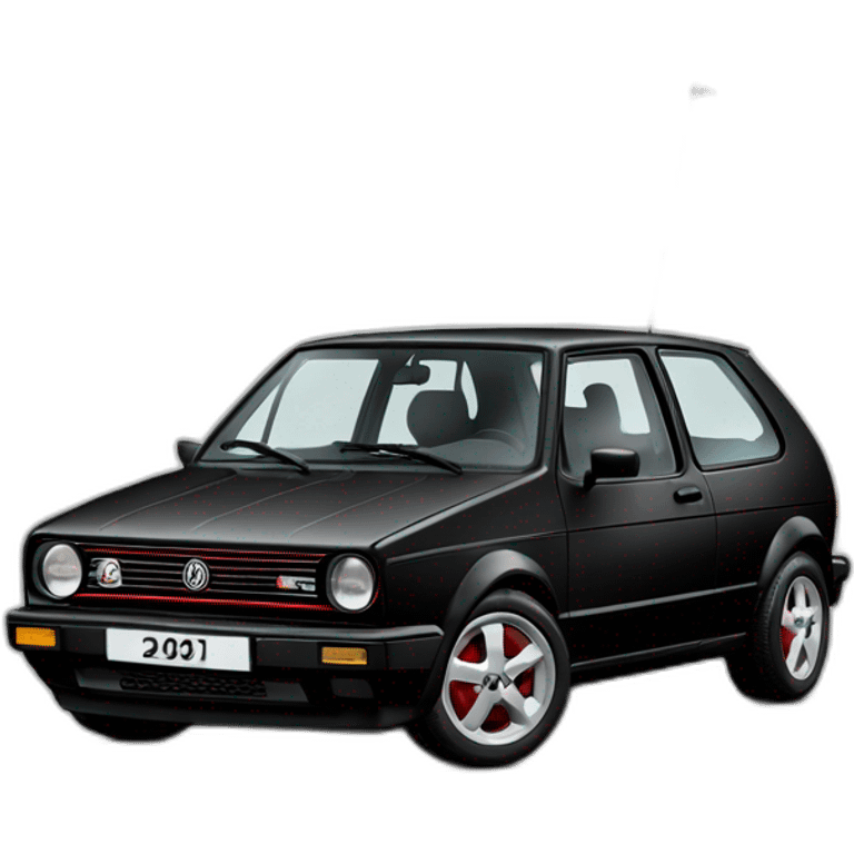 Schwarzblack gti 2002 golf emoji