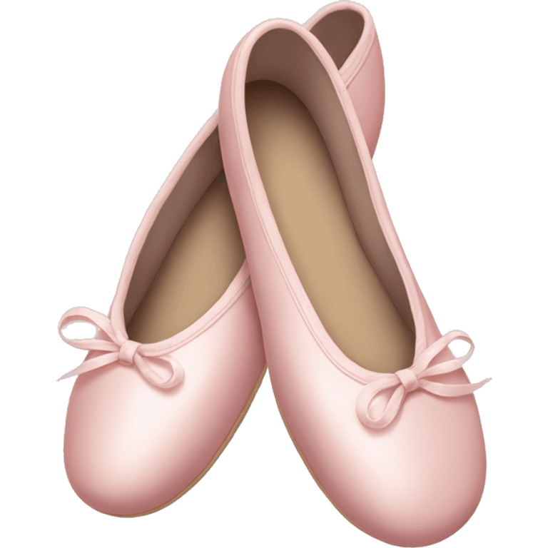 Pale pink ballet shoes emoji