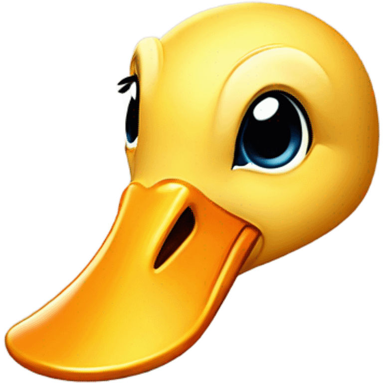 Golden duck emoji