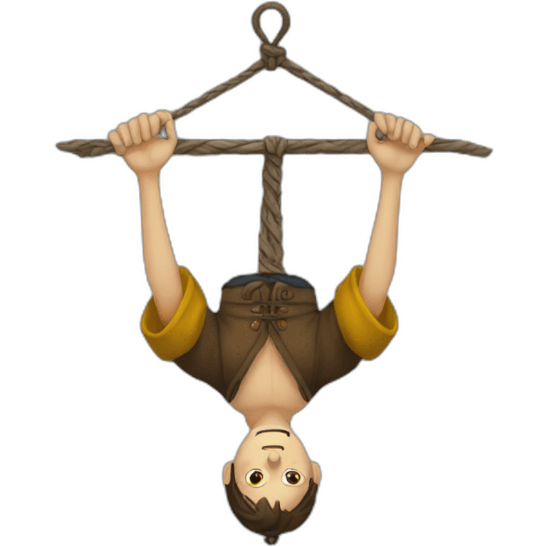 Hanged man emoji