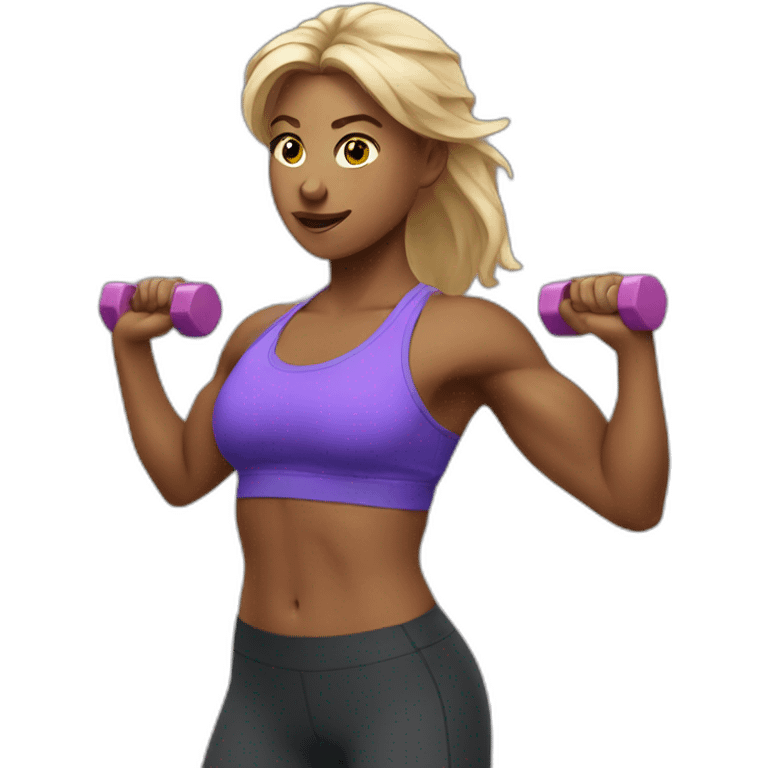 Crunch workout emoji