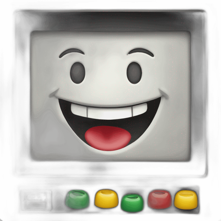 Laughing slot machine  emoji