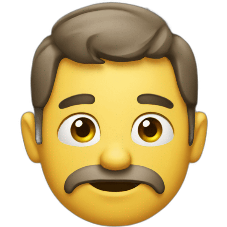 A drunken man emoji