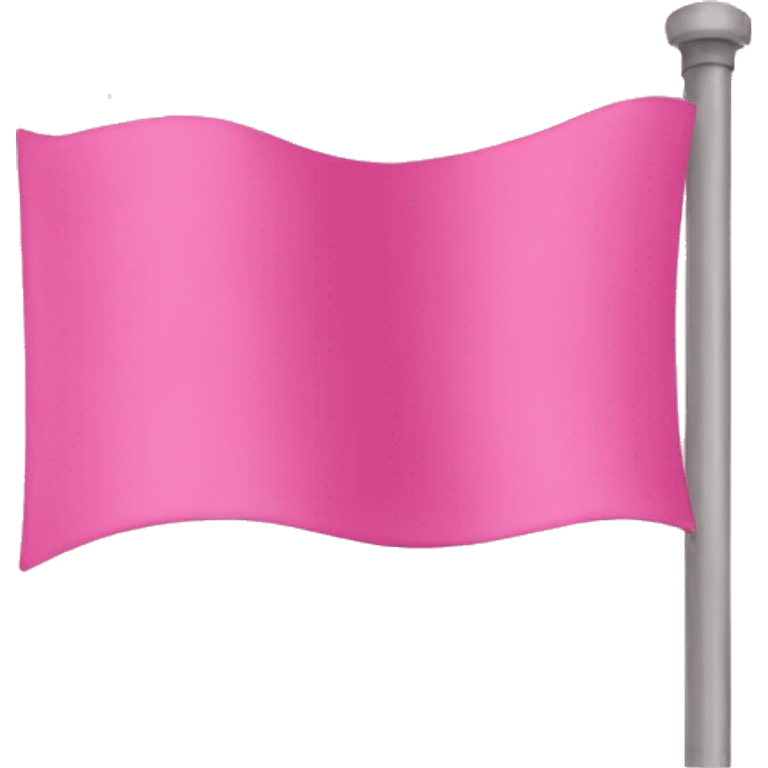 Pink flag emoji