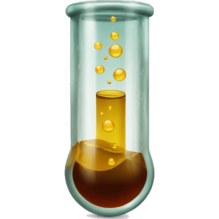 heavy oil in a test tube emoji