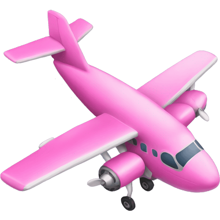 Pink plane emoji