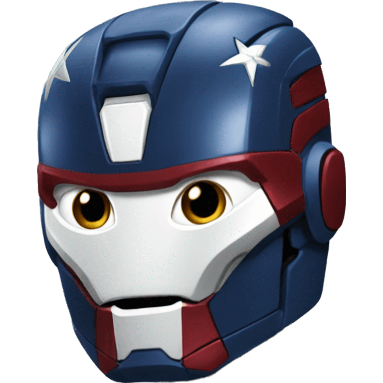 War machine with the iron patriot  emoji