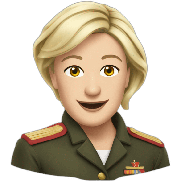 Marine Le pen chate emoji