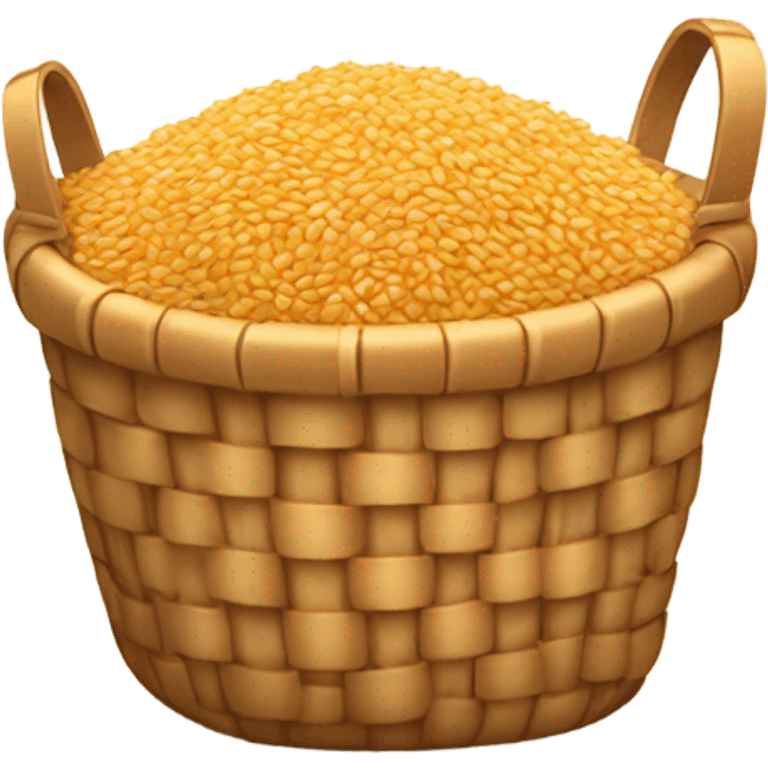 Wheat grain basket emoji