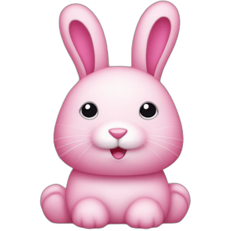 pink bunny emoji