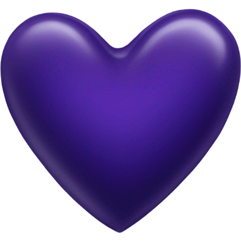 Dark blueish Purple Heart emoji