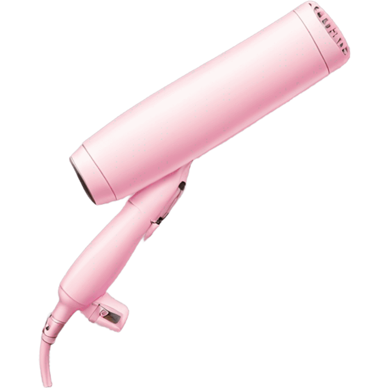 pastel pink curling iron  emoji